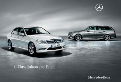 Cover of Mercedes Benz C Class W204 S204 Brochure International 200909.Pdf