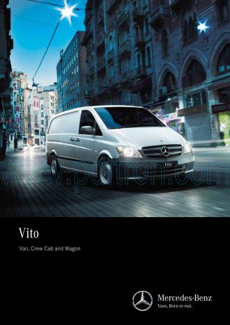 Cover of Mercedesbenz Vito W639 Brochure 201308.Pdf