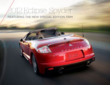 Cover of  Mitsubishi Eclipse Spyder 2012.Pdf