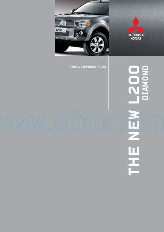 Cover of Mitsubishi L200 Double Cab Diamond.Pdf