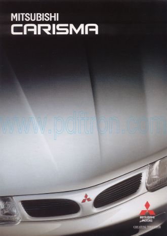 Cover of Mitsubishi Carisma Brochure 1995.Pdf