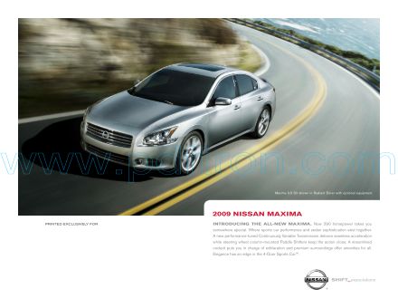 Cover of  Nissan Maxima 2009.Pdf