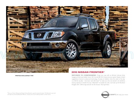 Cover of  Nissan Frontier 2010.Pdf