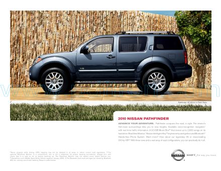 Cover of  Nissan Pathfinder 2010.Pdf