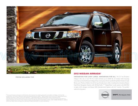 Cover of  Nissan Armada 2012.Pdf