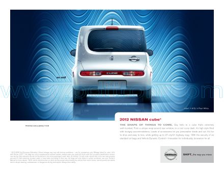 Cover of  Nissan Cube 2012.Pdf