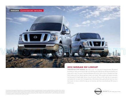 Cover of  Nissan Nv Commercial 2012.Pdf