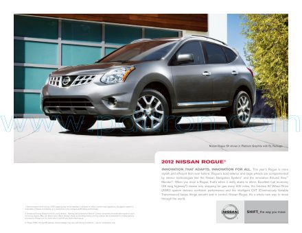 Cover of  Nissan Rogue 2012.Pdf