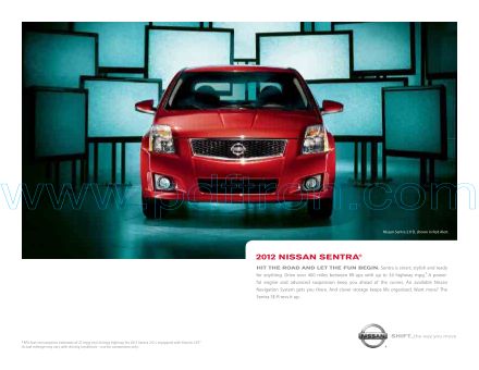 Cover of  Nissan Sentra 2012.Pdf