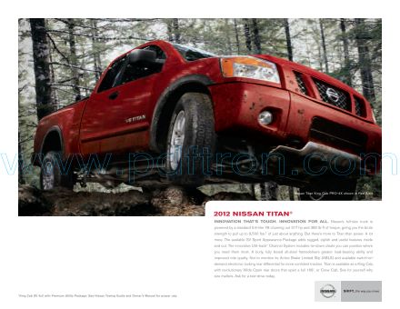 Cover of  Nissan Titan 2012.Pdf