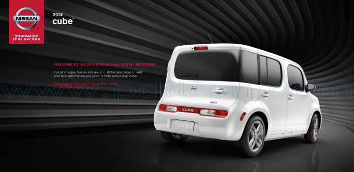 Cover of  Nissan Cube 2014.Pdf