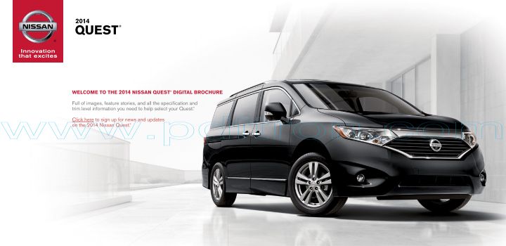 Cover of  Nissan Quest 2014.Pdf