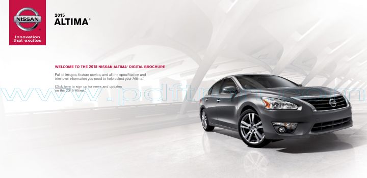 Cover of  Nissan Altima 2015.Pdf