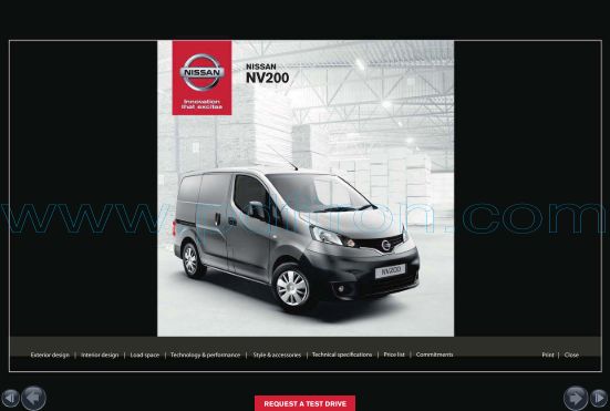 Cover of Nissan Nv200 Brochure.Pdf