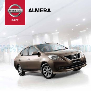 Cover of Nissan Almera Car Brochure 2013.Pdf