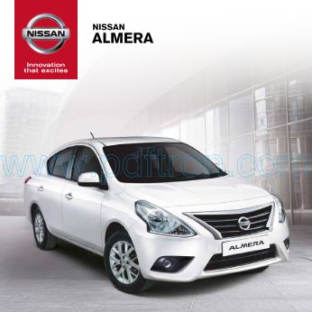 Cover of Nissan Almera Car Brochure 2014.Pdf