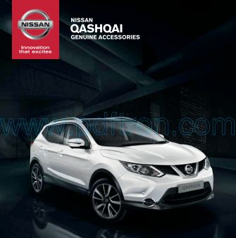 Cover of Nissan Qashqai Accessories Brochure 2015.Pdf