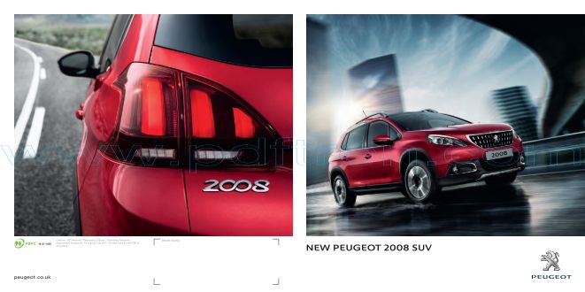 Cover of Peugeot 2008 Brochure.Pdf