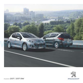 Cover of Peugeot 207 Brochure.Pdf