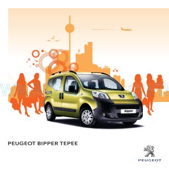 Cover of Peugeot Bipper Tepee Brochure.Pdf