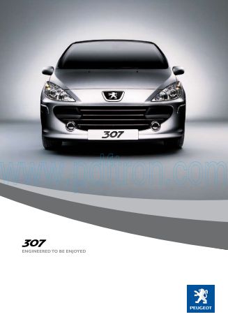 Cover of Peugeot 307 T6 Brochure 200706.Pdf