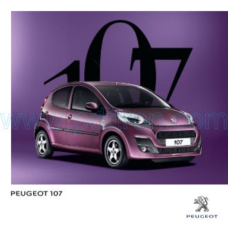 Cover of Peugeot 107 Range Brochure.Pdf