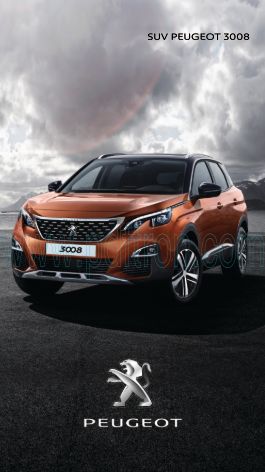 Cover of Peugeot 3008 Suv Car Brochure 2020.Pdf