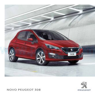 Cover of Peugeot 308 Car Brochure 2015.Pdf