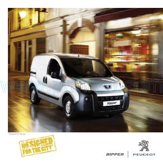 Cover of Peugeot Bipper Van Range Brochure.Pdf