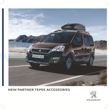 Cover of Peugeot Partner Tepee Accessories Brochure.Pdf