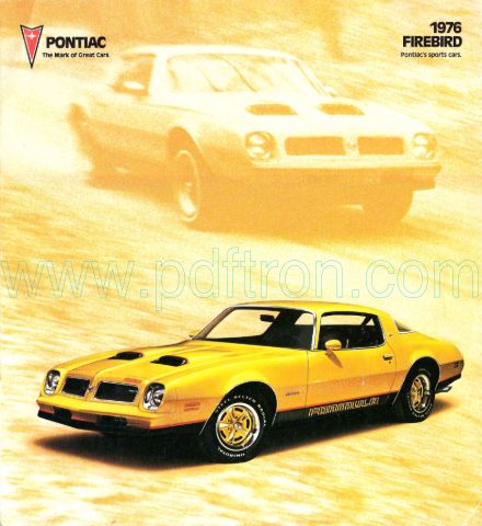 Cover of  Pontiac Firebird 1976.Pdf