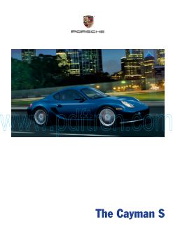 Cover of  Porsche Cayman S 2006.Pdf