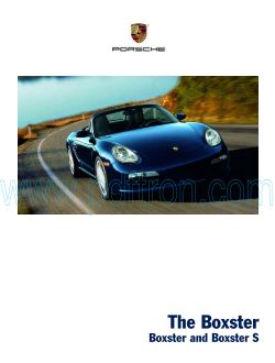 Cover of  Porsche Boxster 2007.Pdf