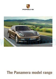 Cover of  Porsche Panamera 2010.Pdf