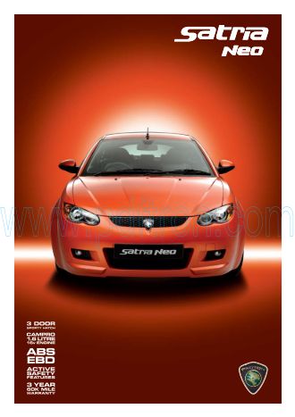 Cover of Proton Satrianeo Brochure.Pdf