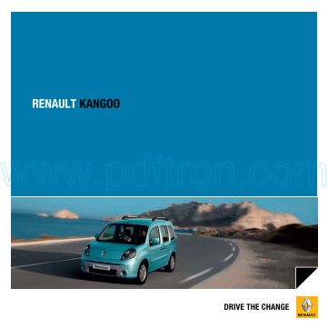 Cover of Renault Kangoo K61 V2  2010  Gb Bd .Pdf