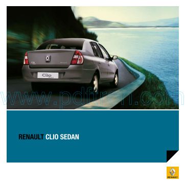 Cover of Renault Clio Sedan.Pdf