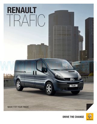 Cover of Renault Trafic X83Iıı Brochure 201403.Pdf