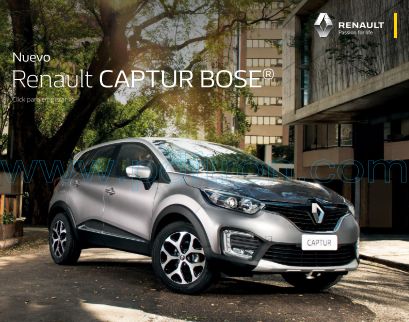 Cover of Renault Captur Bose 2020  Car Brochure .Pdf