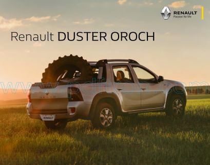 Cover of Renault Duster Oroch 2020Truck Brochure .Pdf