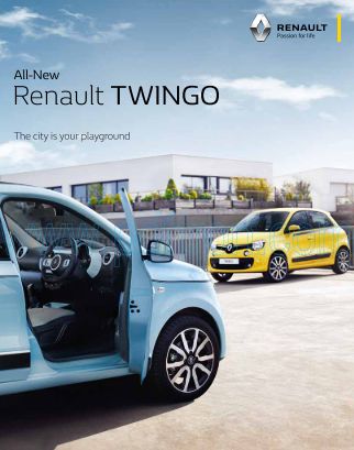 Cover of Renault Twingo Car Brochure 2015.Pdf