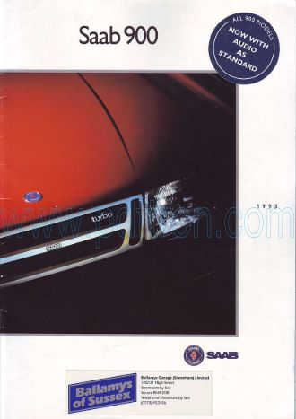 Cover of Saab 900 1993 Ocr.Pdf