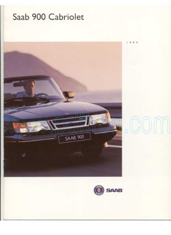 Cover of Saab 900 Cabriolet Car Brochure 1994.Pdf