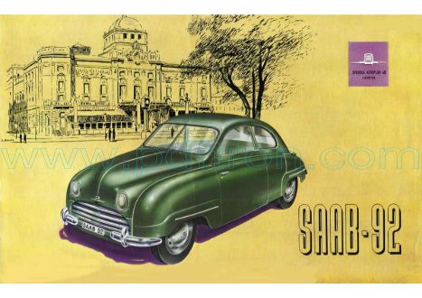 Cover of Saab 92 Brochure 1954.Pdf