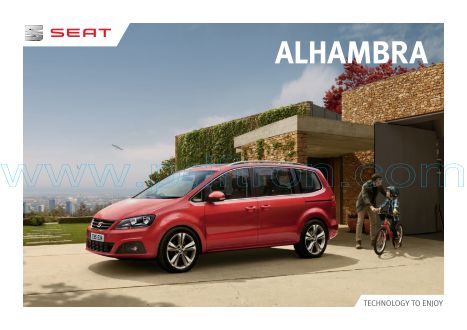 Cover of Seat Alhambra Brochure.Pdf