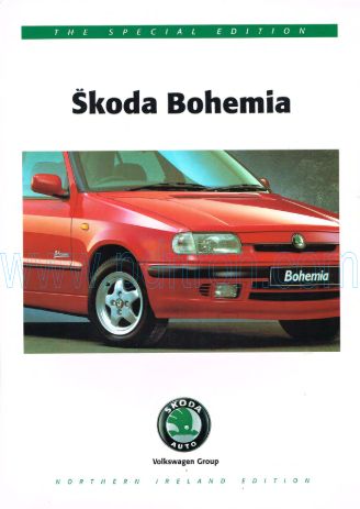 Cover of Skoda Felicia Bohemia Brochure May 1996.Pdf