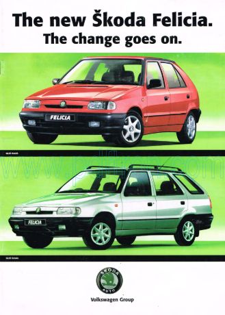 Cover of Skoda Felicia Brochure 1995.Pdf