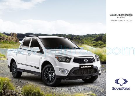 Cover of Ssangyong Musso Brochure.Pdf