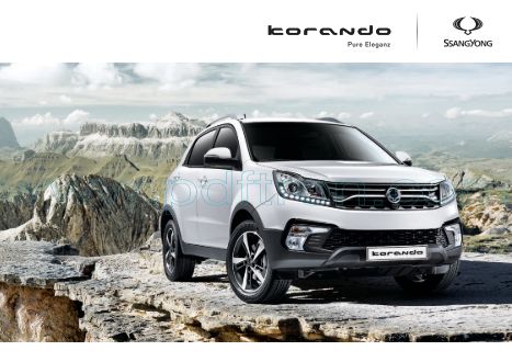 Cover of Ssangyong Korando Car Brochure 2018.Pdf