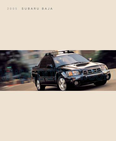 Cover of  Subaru Baja 2005.Pdf